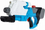 LEANToys Water Rifle Pistol, Mechanically Pumped, White and Blue 650ml