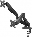 Savio UM-04 Dual Spring Monitor Desk Mount 17&Prime;&ndash;32&Prime;