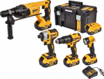 Zestaw narzędzi Combo 18V, 4 elem. DCK440P2T DEWALT