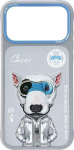 Case Nimmy Cool&Cute 2.0 Dog do iPhone 17 Pro Max szary