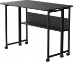 Maclean Folding desk table MC-126 B countertop 100x58 cm, max 50kg Czarne