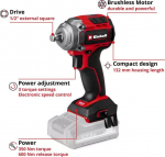Klucz udarowy 18V TP-CW 18/350-C LI BL-SOLO 4510055 EINHELL