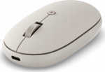 Mysz Satechi OntheGo Mouse - wireless mouse for two devices (sand)