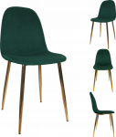 Nuforma AVELLINO GREEN UPHOLSTERED LIVING ROOM OFFICE CHAIR