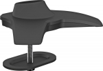 Multibrackets M Desktopmount Single / Dual / Triple Stand Grommet Base - Mounting component (plastering base) - for LCD-display - svart - desk