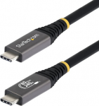 StarTech.com - USB-kabel - USB-C (hane) till USB-C (hane) - USB4 / Thunderbolt / DisplayPort 2.1 - 1.51 m - 4K120Hz support, 8K60Hz support, extended power range (EPR), Support for Power Delivery 3.1 - svart