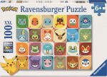 Ravensburger Puzzle Pokemon: Pokemon faces - XXL Puzzle (100pcs) (12004320)