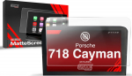 Navigation GPS GrizzGlass Matt foil GrizzGlass CarDisplay Protection do Porsche 718 Cayman 7'' (2016-2025)