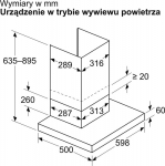 BOS Cooker hood BOSCH DWB63BC60