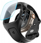 Spigen SPIGEN LIQUID AIR PRO & TEMPERED GLASS APPLE WATCH ULTRA 1 / 2 / 3 (49 MM) BLACK
