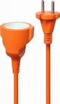 Gembird Power extension cord, orange, 20 m | Cablexpert