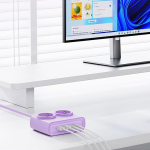 Orico Power Strip Power Strip Orico PDC25 25W 6w1 2x AC + 2x USB-A + 2x USB-C - fioletowa