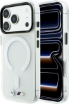 BMW M Case IML Frosted Metal Logo & Trims MagSafe for iPhone 18 Pro Max / 17 Pro Max transparent