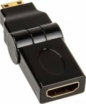 Adapter AV InLine HDMI Mini - HDMI czarny (17690M)