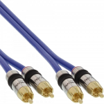 InLine Cinch Kabel AUDIO - PREMIUM - 2x Cinch Stecker / Stecker - 3m