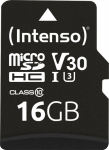MEMORY MICRO SDHC 16GB C10/W/ADAPTER 3433470 INTENSO