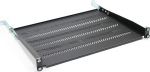 Digitus Shelf for Cabinet 350mm 19" 483x350mm 1U black and adjustable support