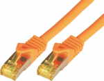Mcab Patchcord, S-FTP, Cat7, PIMF, LSZH, 0.5m, orange (3701)