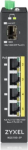 ZYXEL COMMUNICATIONS A/S ZYXEL RGS100-12P, 5 PORT UNMANAGED POE SWITCH, 120 WATT POE, DIN RAIL, IP30, 12-58V DC (5Y WARRANTY)