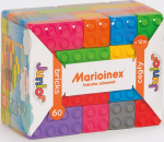 Marioinex Junior Brick Building Blocks, 60 pieces