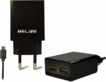 Beline Charger 2xUSB + microUSB 2A czarna