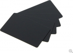 Evolis PVC-U plastic cards, 500 pcs, 30 mil, mat blank black