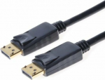 Cable PremiumCord DisplayPort - DisplayPort 0.5m czarny (kport4-005)