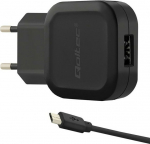 Qoltec Charger 12W | 5V | 2.4A | USB | +kabel Micro USB