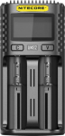 BATTERY CHARGER 2-SLOT/UMS2 NITECORE