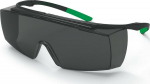 uvex super f OTG welding safety spectacles black/green