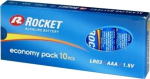 Rocket LR03-10BB (AAA) ECO Pack Blister Pack 10pcs