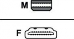 Kramer Electronics Kramer AD-MDP/HF/RING - Videoadapter - Mini DisplayPort
