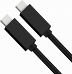 Platinet kaabel USB-C - USB-C 5A 100W 2m, must (45579)