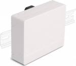 Delock Optical Fiber Connection Box for DIN Rail 4 x SC Simplex or LC Duplex white