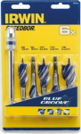 Irwin drill IRWIN DRILL DO WOOD SET 5szt.BLUE GROOVE 6X 16, 18, 20, 22, 25 mm IRW1922007