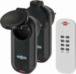 Brennenstuhl A set of wireless remote controlled sockets 2szt. IP44 1000W RC CE1 0201 1507031