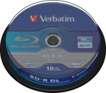 Bluray Verbatim 50GB 10pcs Spindel 6x White Blue