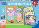 Ravensburger RAV puzzle 3X49 Peppa Pig 05579