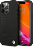 BMW BMHCP13XSLLBK Leather Back Case For Apple iPhone 13 Pro Max