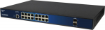 ALLNET Switch full managed 16x LAN 2x SFP fanless 19" - - 1 - Switch - Kupferdraht