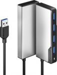 ALOGIC FUSION SWIFT 4-IN-1 HUB USB-A, SPACE GREY