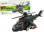 LeanToys Huge Helicopter Wings Light Black Sound Rotating