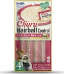 INABA Churu Hairball Chicken - cat treat - 4x14 g