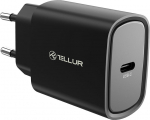Tellur 20W USB-C PD wall charger black