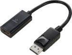 Renkforce RF-5596324 DisplayPort Converter[1x Stecker - 1x HDMI socket] Schwarz - Digital/Display/Video