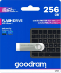 GOODRAM Pendrive UNO3 256GB USB 3.2 Gen1 srebrny
