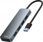 Baseus Hub USB-A to USB 3.0 4-Ports 15cm, Grey