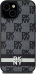 DKNY Case Dkny Dkhcs24Spcptssk S24 S921 Hardcase Leather Checkered Mono Pattern & Printed Stripes