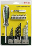 BOS Tool Kit Bosch SET WITH HAND SCREWDRIVER 27- PCS BOSC