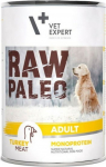 VETEXPERT Raw Paleo Adult Monoprotein Turkey - wet dog food - 400 g